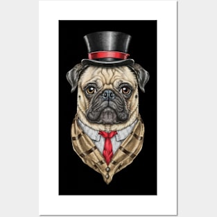 The pug Posters and Art